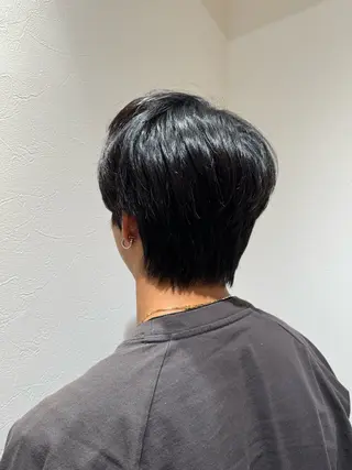 ショート メンズ 中田 美風のヘアスタイル