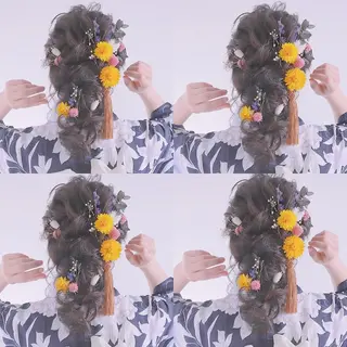 セミロング ヘアアレンジ 🌷MAYU 🌷のヘアスタイル
