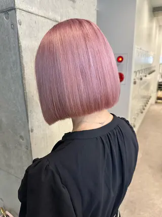 ショート カラー Cinq所属・ハイライト🌟/ ボブ/豊田のヘアスタイル