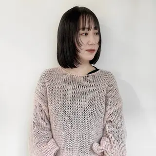 ミディアム 小山夕稀/ニュアンス パーマ/新城のヘアスタイル