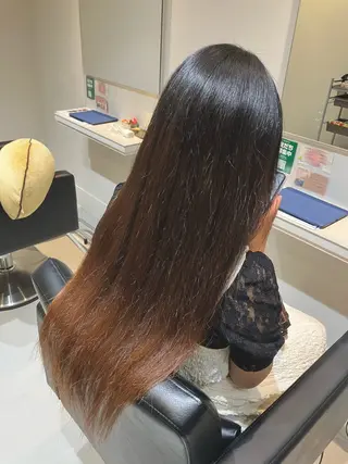 ロング やましたまゆ 上本町/谷九/カラーのヘアスタイル