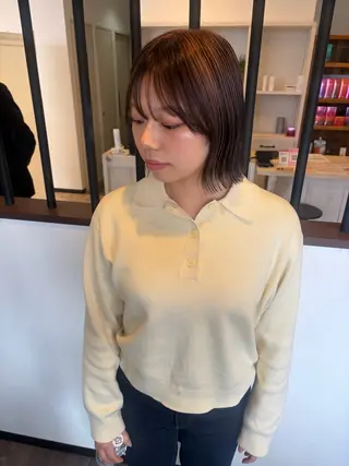 ショート カラー 浅津 菜月のヘアスタイル