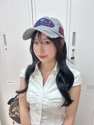 ロング 梅田／髪質改善カラー caho💙のヘアスタイル