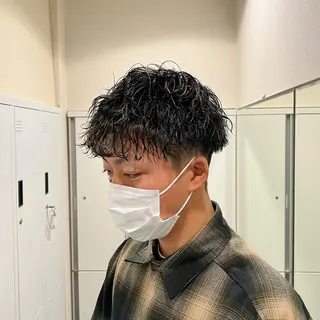 ショート パーマ メンズ 茅ヶ崎パーマ特化/ スパイラル/ハルキのヘアスタイル
