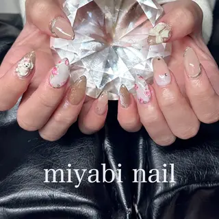 ネイル miyabi nail 桂川駅近くのネイルデザイン