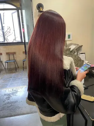 ロング カラー ヘアアレンジ 銀座terrace所属・🫧透明感／艶カラー 🫧Ryuseiのヘアスタイル