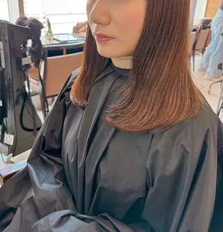 パーマ ボブ/ミディアム 親しみやすさ/さくらのヘアスタイル