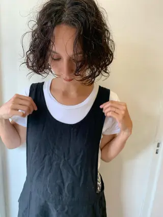 ミディアム パーマ 【takk】 ナカヤママサヨシのヘアスタイル