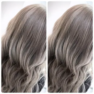 セミロング 飯星慧斗 /ブリーチ、縮毛矯正のヘアスタイル