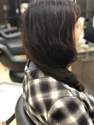 セミロング パーマ 斎藤 みくのヘアスタイル