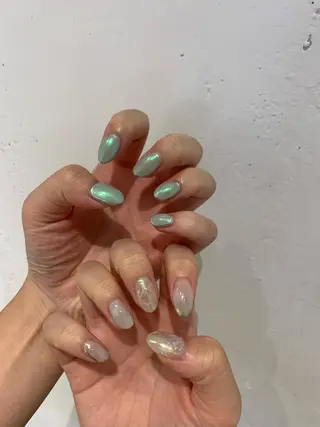 カラー ネイル 【淡色color/ nail】maikoのネイルデザイン