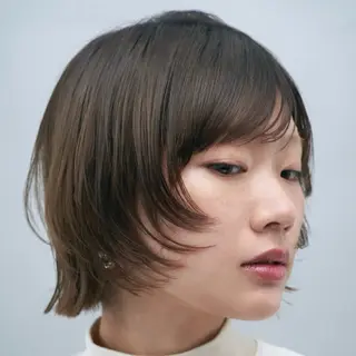 ショート ショートパーマ カットモデルのヘアスタイル