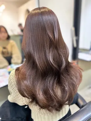 カラー 透明感カラー୨୧ 松山理桜🩰˖ ࣪⊹のヘアスタイル