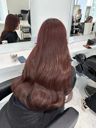 ミディアム カラー ♡上品韓国髪♡ブラ ウン/SAYATOのヘアスタイル