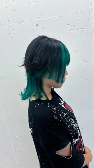 ミディアム カラー 🐶ひかる🐶 JILLSTUDIOのヘアスタイル