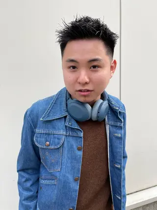 ショート メンズ ボブレイヤー髪質改善 デザインカットのヘアスタイル