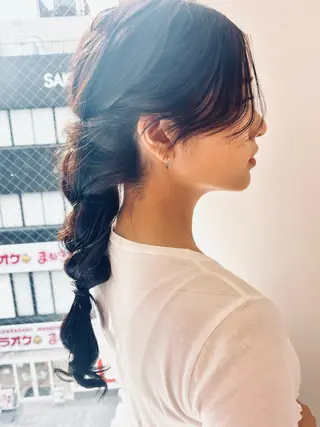 ヘアアレンジ メンズカット募集 神田梨世🪼のヘアスタイル