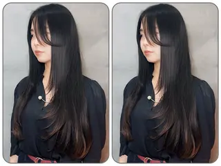 ロング 韓国風レイヤー🎀 北千住 HAOのヘアスタイル