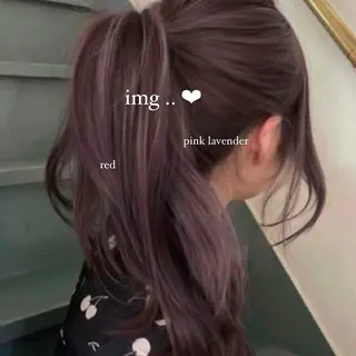 ロング カラー モテ艶韓国ヘア 🤍りんのヘアスタイル