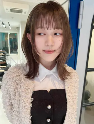 ミディアム カラー NoWL所属・大人可愛いショート* NoWL栗原隆成のヘアスタイル