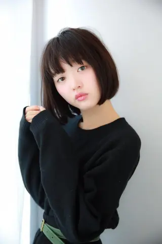 ミディアム カラー パーマ 山下 直人のヘアスタイル
