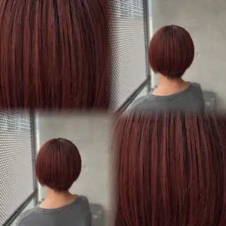 ショート カラー 髙橋 李里亜のヘアスタイル