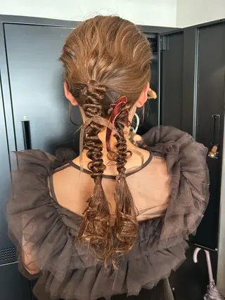 ロング ヘアセット/透明感 カラー/MIHO♡のヘアスタイル