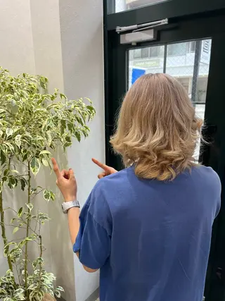 ミディアム balance.所属・balance.赤田 蒼空のヘアスタイル