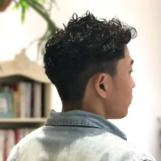 パーマ メンズ ジェム　ラ　プレゼンス所属・横山 ひかりのヘアスタイル