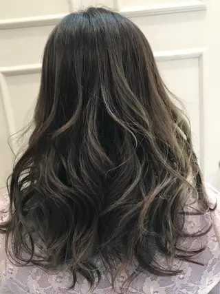 セミロング カラー 🫟Blanco🫟 Color&Careのヘアスタイル