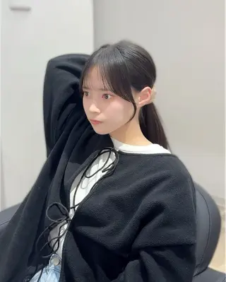 ロング YUZU🎀顔まわり ×レイヤーカットのヘアスタイル