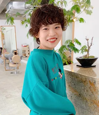 ショート SALOWIN 名古屋所属・パーマ特化美容師 /丹羽舜太のヘアスタイル