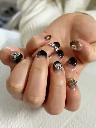 ネイル BURGUNDY mikaのネイルデザイン