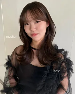 パーマ rina/顔周り特化 柔らかいカラーのヘアスタイル