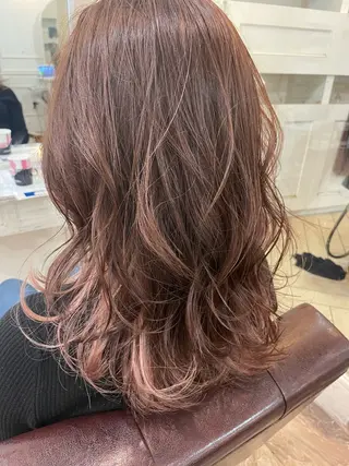 セミロング 五藤 🍀壽野のヘアスタイル