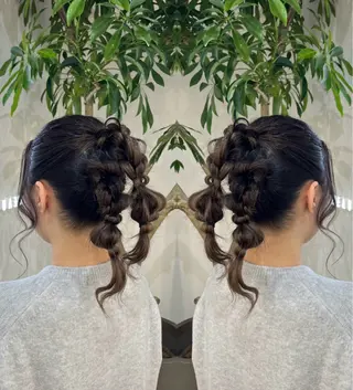 ヘアアレンジ 秋葉原コットン所属・ヘアセット 🤍AIRA🤍のヘアスタイル