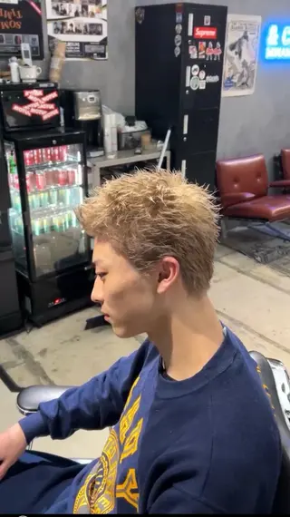 カラー メンズ NAOKI /海外風のヘアスタイル