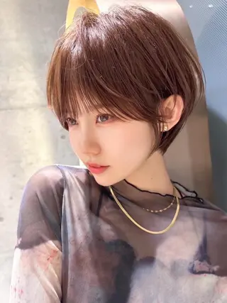 ショート カラー Lond Bloom 天神ショート/ボブのヘアスタイル