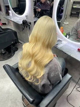 ロング カラー 🌟ブリーチ/ボブ/ レイヤー渋谷☀️のヘアスタイル