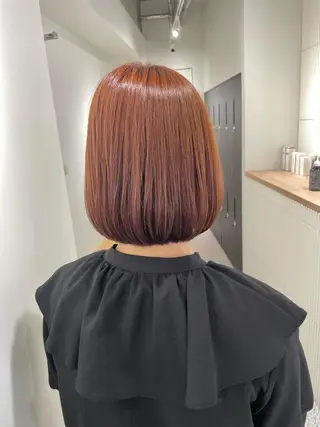 ショート カラー GO TODAY SHARE SALON 原宿本店所属・ブリーチ/ハイトーン 艶カラー/ユリナのヘアスタイル
