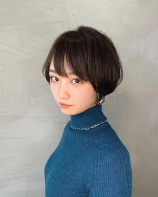 ショート カラー 🉐レイヤー/塩見 弘樹🉐渋谷のヘアスタイル