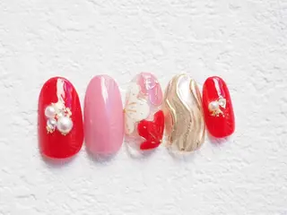 ネイル トップネイリスト Ribbon立川店のネイルデザイン