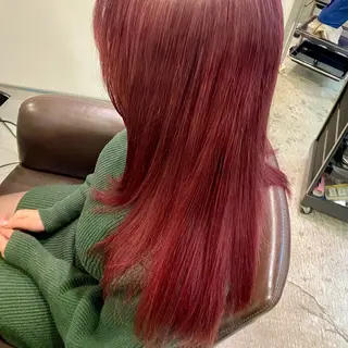 ロング カラー 惣木 菜穂のヘアスタイル