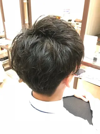 パーマ メンズ 三浦 祐里のヘアスタイル