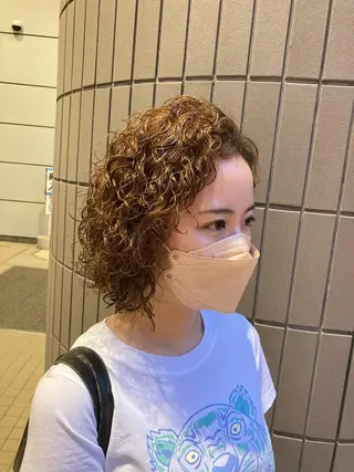 ミディアム パーマ SHAFT Ieiriのヘアスタイル