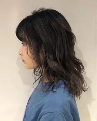 ミディアム カラー spooopy所属・🕊大垣 めぐみ🕊のヘアスタイル