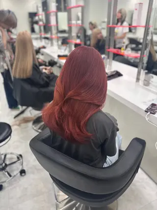 カラー 🎀ツヤ髪✖︎ 暖色🎀RYUKAのヘアスタイル