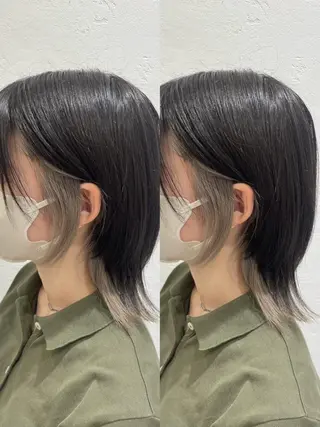 ミディアム カラー TELA HAIRのヘアスタイル