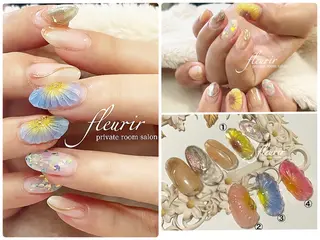 ネイル フルリール 【プライベートサロンのネイルデザイン