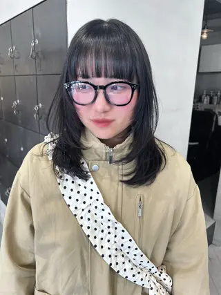 ミディアム kyoka/レイヤー /ハッシュカットのヘアスタイル